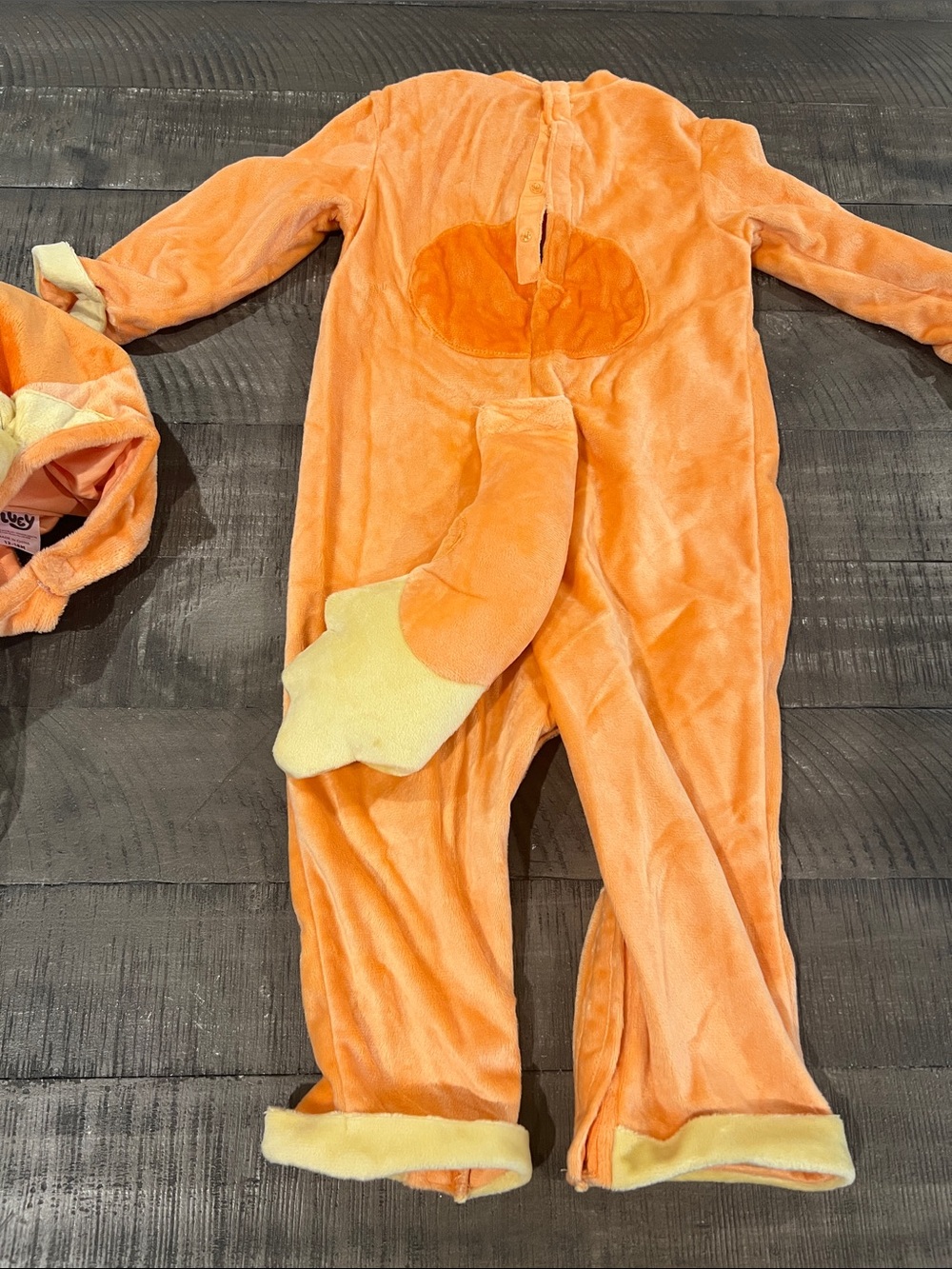 Spirit Bingo Infant Costume in Orange and Cream - Picture 4 of 5